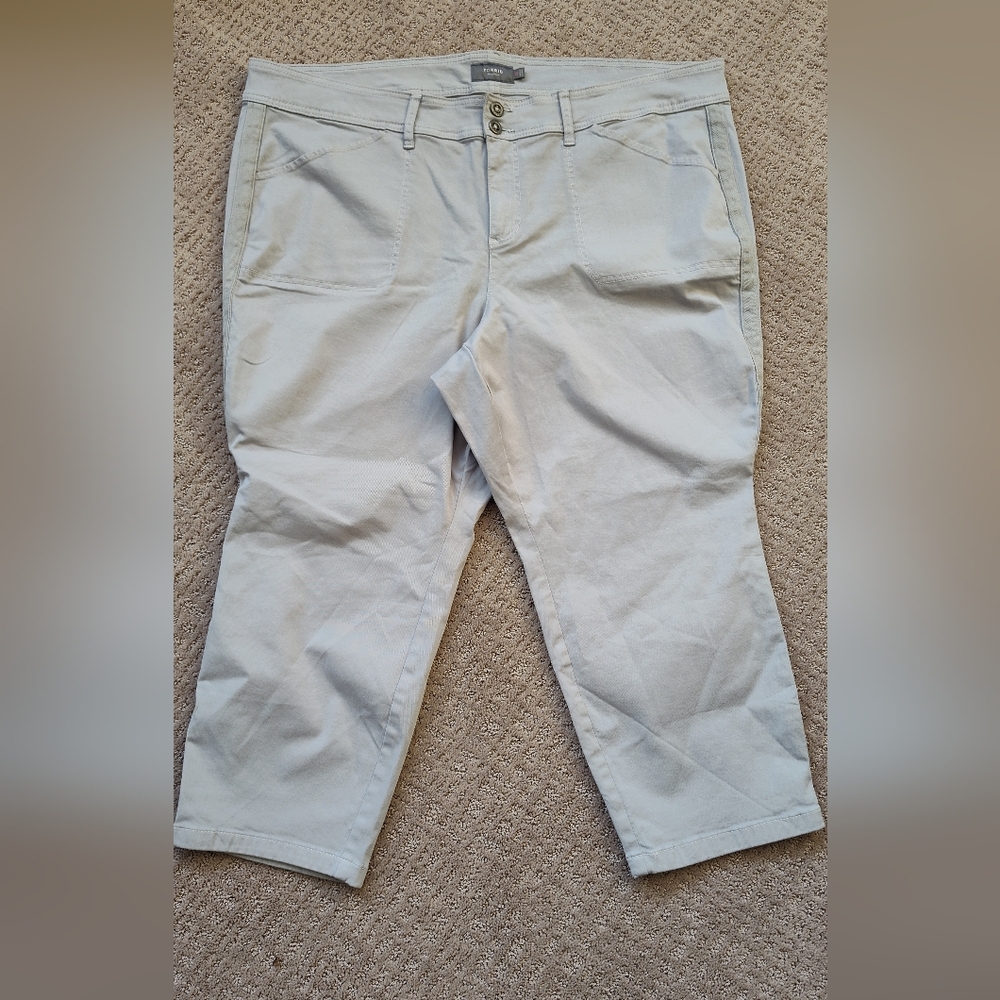Torrid Gray Cropped Pants
